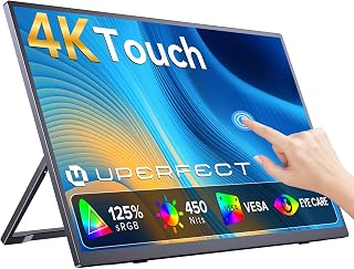 Compare UPERFECT 15.6 Inch 4K Touchscreen Portable Monitor, UHD 3840 x 2160 at KSA Price