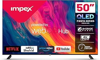 Impex 50 Inch 4K Ultra HD Smart LED TV…