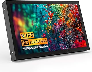 7 Inch Mini Monitor, 1024 x 600 HD IPS…