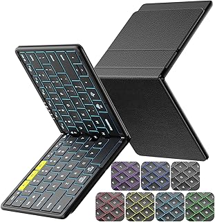 Samsers Full-Size Foldable Bluetooth Keyboard, KF08X…