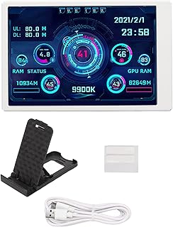3.5in Computer Temp Monitor IPS Full View Display…