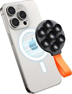 Silicone Suction Phone Case Grip Stand Holder, Hands-Free…
