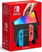 Nintendo Switch (OLED) Neon Red & Neon Blue…