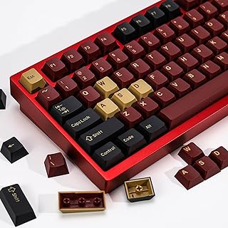 Compare 174 Keys Clone Red Samurai Key Caps PBT Double Shot Custom Keycap Set,Keycaps 60 Percent,Cherry Profile Keycaps for GK6164688487100104108 Mechanical Keyboard at KSA Price