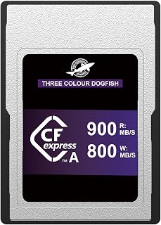 Compare Dogfish CFexpress Type A Memory Card 512GB, Up to 900MBs Read Speeds for Sony AlphaFX Cameras 4K 8K Recording and High Speed Continuous Shooting at KSA Price