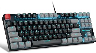MageGee 75% Mechanical Gaming Keyboard,LED White…