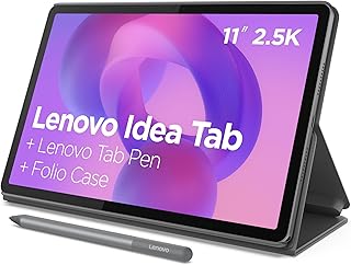 Compare Lenovo Idea Tab  College Tablet  11″ 2.5K IPS Touchscreen Display  90Hz  MediaTek Dimensity 63008 GB Memory  256 GB Storage  Integrated Arm MaliG57 MC2 Tab Pen and Folio Case at KSA Price