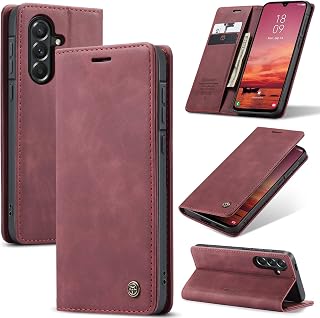 Compare Flip case for Samsung Galaxy A57, magnetic leather mobile phone at KSA Price