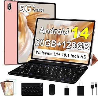 Android 14 Tablet 10 Inch Tablets, 20GB+128GB/1TB…