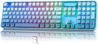 MOFII Tri-Mode Wireless Computer Keyboard with RGB…