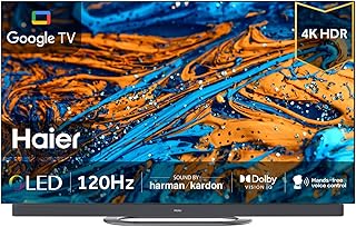 Compare HAIER TV,OLED,65Inch, SMART AI4K UHD  Google TV  Gaming 120Hz  HDMI 2.1, Bluetooth 5.1  Dolby Vision and Audio  HDR10, H65C900UX at KSA Price