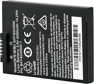 Compare Battery Compatible with Honeywell Scanpal EDA40, EDA50, EDA50K, EDA50hc Barcode Scanner POS 4000mAh, 3.8V, LiPolymer at KSA Price