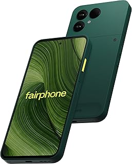 Compare Fairphone Gen. 6 5G FP6 2025 Factory Unlocked, International Version 256GB + 8GB RAM  Dual SIM NanoSIM + eSIM Android 15 Smartphone Forest Green at KSA Price