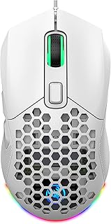 Eacam X300 RGB Gaming Mouse Backlit Wired Ergonomic…