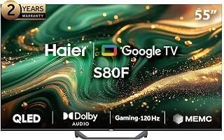 Haier 55 Inch 4K QLED Smart Google TV |…