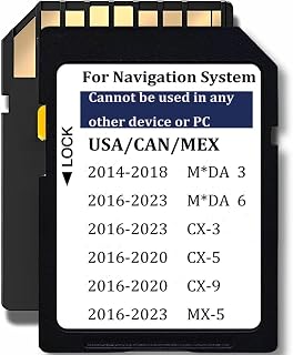 Compare Navigation SD Card for Mazda 3,6,CX3,CX5,CX9,MX5 GPS Maps without at KSA Price