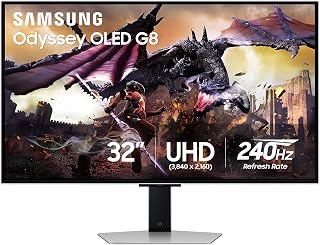 Samsung Odyssey 32 Inch OLED G8 Gaming Monitor…