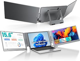 Compare KYY Laptop Screen Extender, Portable Triple Monitor for Laptop No Driver at KSA Price