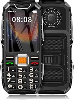 Compare Big Button Elderly Mobile Phone, Unlocked Cell Phone for SeniorsKids, 1.77 Inch HD Screen, 9800Mah BatteryLong Battery Life Flashlight+9 Family Numbers Can Be Set,Black at KSA Price