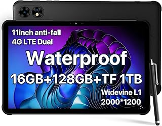 Compare UMIDIGI Outdoor Tablet 11 Inch 2K FHD+, Active T1 Lightweight Rugged Tablet Waterproof, 16GB + 128GB TF 1TB Tablet with SIM Card Slot, OcteCore16MP x 210000mAhGPSOTG5G WiFi, Android Tablets at KSA Price