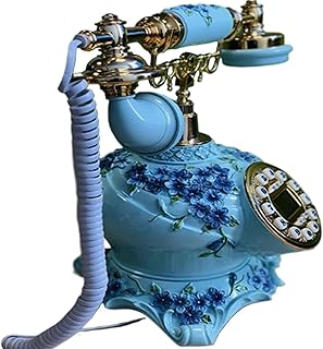 Retro Rotating Phone with Classic Metal Bell Suitable…