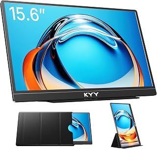 KYY Portable Monitor Latest 15.6'' FHD…