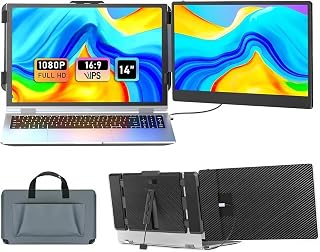 V2COM Laptop Screen Extender, 14" FHD 1080P…