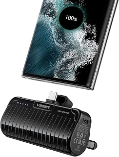 VEGER 5000mAh Portable Charger, Fast Charging USB…