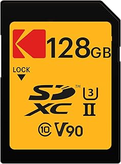 Kodak 128GB UHS-II U3 V90 Ultra Pro SDXC…
