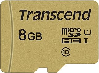Compare Transcend 8GB microSDHC 500S Memory Card UHS I, C10, U3, V30, 4K, Full HD, Up to 9580 MBs ideal for action cameras and drone cameras TS8GUSD500S at KSA Price