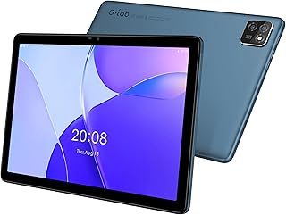 Compare GTab T10 Tablet10.1 Inch IPS4GB RAM + 64 GB ROMQuad Core4G Dual Sim5G Wifi2+5 MP Camera1280x800 resolotionTempered Glass Touch6580mAh battery13months warranty Blue at KSA Price
