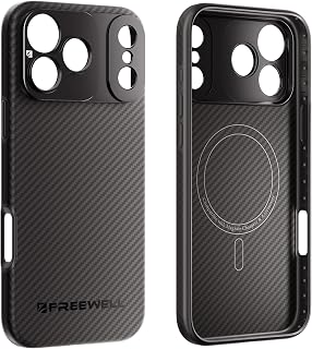 Compare FREEWELL Pro Filmmaker Case for Phone 17 Pro Max  Magnetic Filter & 17mm Lens Mount Black at KSA Price