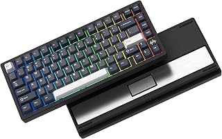 Compare Womier RD75 Pro 75% Keyboard, Quick Release Wireless Aluminum Gaming Keyboard, QMKVIA TriMode Mechanical Key Board Custom Hot Swappable with RGB Creamy for WindowsMacPC,Black Black at KSA Price