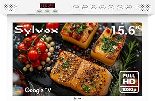 SYLVOX 15.6 inch Smart Under Cabinet TV, 1080P Kitchen…
