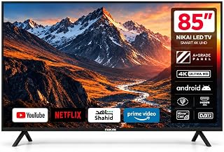 Compare 85 Inch QLED WebOS 4K Smart UHD TV, HandsFree Voice Control, Dolby Digital, Builtin WiFi, Bluetooth, High Colour Gamut, Effortless Connectivity With Android & Apple Devices, 60Hz NIK85MEU4QLED at KSA Price