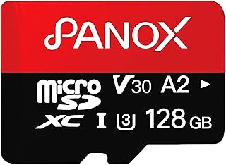 PANOX 128GB microSDXC UHS-I Memory Card with Adapter…