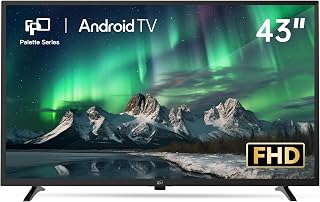 Compare FPD 43 Inch Smart TV Flat Screen Frame LED Television Full HD 1080p Google Cast Built in, Streaming Live Ultra Thin HDR10 Android TV, Bluetooth, Vesa, Hdmi, WiFi PaletteSeries 2025 at KSA Price