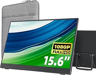 cocopar Portable Monitor 15.6 Inch 1080P FHD 60Hz…