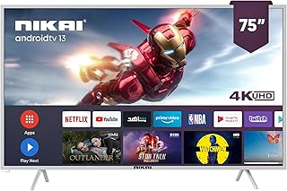 Nikai 75 Inch 4K Ultra HD Smart Android LED…