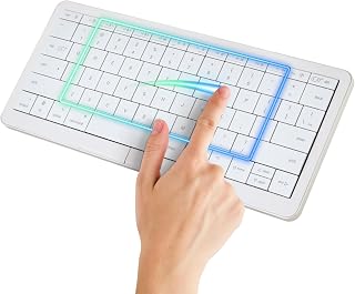 Compare Clevetura S Mac Wireless Keyboard with Trackpad, Compact Backlit White at KSA Price
