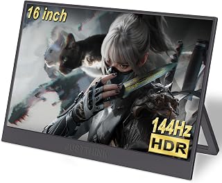 Compare JUSTTHINK 16" Portable Monitor 144Hz 1920x1200 16:10 IPS Laptop Monitor at KSA Price