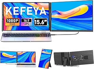 KEFEYA Laptop Screen Extender, 15.6" FHD 1080P…