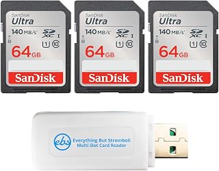 SanDisk 64GB Ultra SD Memory Card Class 10 (3…