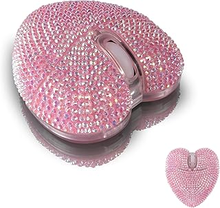 Heart-Shaped Wireless Mouse, Cute Bluetooth Mouse,…