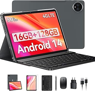 2025 Latest 10.1 Inch Tablet Android 14, Tablet…