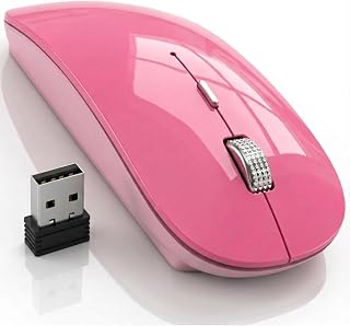 Wireless Silent Mouse for Laptop 2.4GHz with USB…