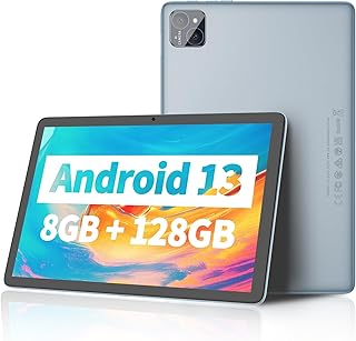 PRITOM 10 inch Android 13 Tablet, 8GB (4+4),…