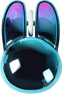 Compare Wireless Mouse Bluetooth Cute Bunny DualMode Computer Mouse Portable Small 2.4G Optical Mouse with USB Receiver Silent Blue Kawaii Rabbit Cordless Mouses for Laptop PC Computer Desktop iPad Macbook at KSA Price