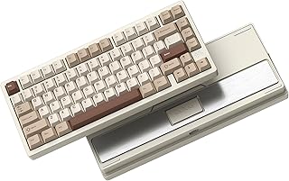 Compare Womier RD75 Pro 75% Wireless Gaming Keyboard, Quick Release Aluminum Keyboard, QMKVIA TriMode Mechanical Key Board Custom Hot Swappable with RGB Creamy for WindowsMacPCMilk White at KSA Price