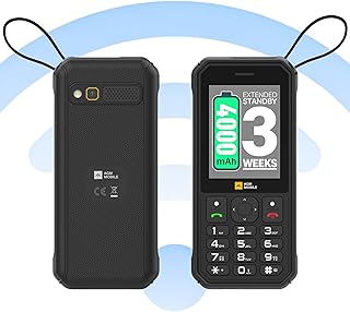 Compare AGM M11 Rugged 4G Feature Phone | IP68 Waterproof, Dual SIM, 4000mAh Battery, Reverse Charging, Builtin TypeC Cable, Emergency Flashlight, 4G Hotspot, Arabic Support, Outdoor Survival Device black at KSA Price